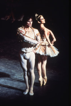Rudolf Nureyev and Lucette Aldous in Don Quixote, 1972.