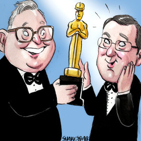 Don Harwin and Brian Lindsay. Illustration: John Shakespeare