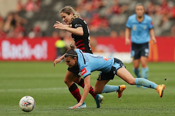 Stumbling block: Sydney FC were embarrassed by cross-town rivals Western Sydney.