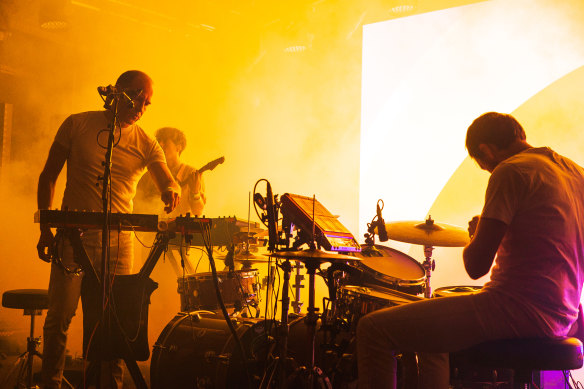 Caribou perform at 2022’s Meredith Music Festival.