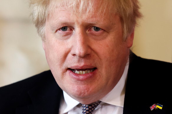 Fined: British Prime Minister Boris Johnson.
