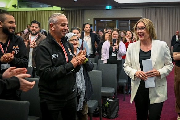 Premier Jacinta Allan announced her work-from-home plans at this month’s Victorian Labor Party’s state conference.