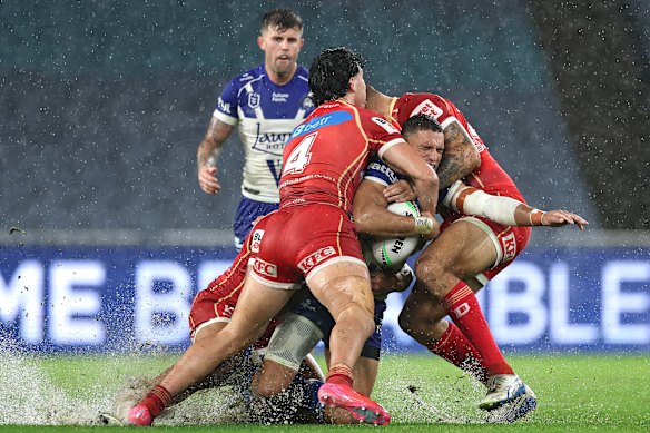 Marcelo Montoya take a carry.