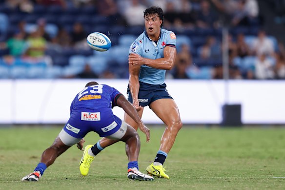 Suaalii struggled to exert his influence against the Fijian Drua on Friday night.