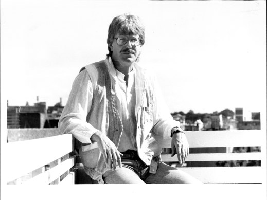 David Holman pictured at Potts Point, 1984.