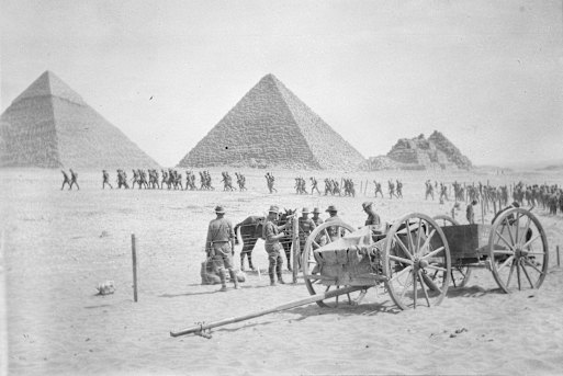 Australian troops in Egypt, c. 1914-1915.