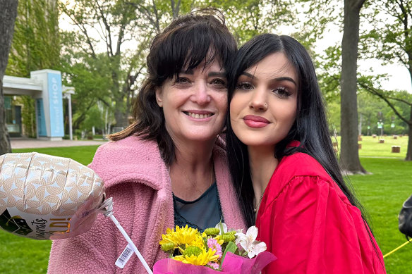 Judith Raanan, left, and her daughter Natalie.