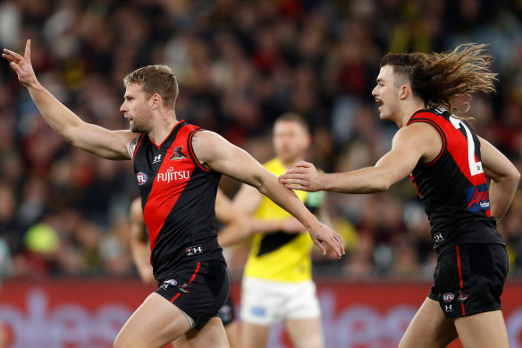 Jake Stringer will be back in AFL action on Saturday night.