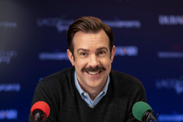 Jason Sedeikis is the co-creator and star of the runaway comedy hit <i>Ted Lasso</i>, which has just earned 20 Emmy nominations.