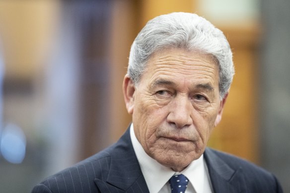 NZ Foreign Minister Winston Peters.