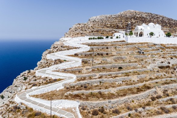 Church of Panagia, Folegandros island, Greece.