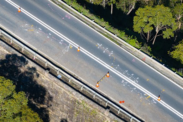 The Great Western Highway: still closed and waiting for work