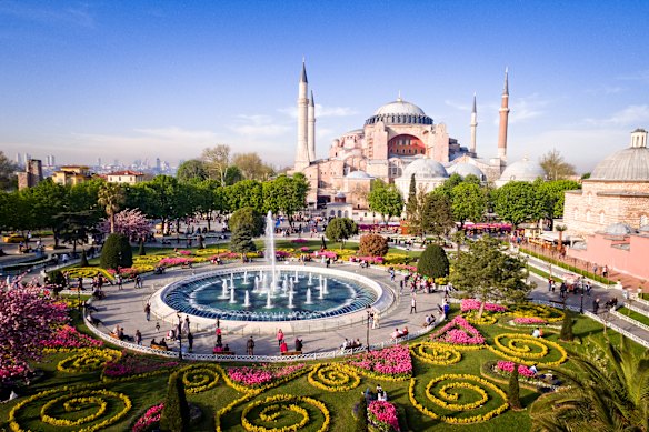 Hagia Sophia in Istanbul.