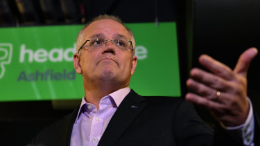 Prime Minister Scott Morrison visited Headspace in Ashfield, Sydney, to talk about Indigenous mental health support.