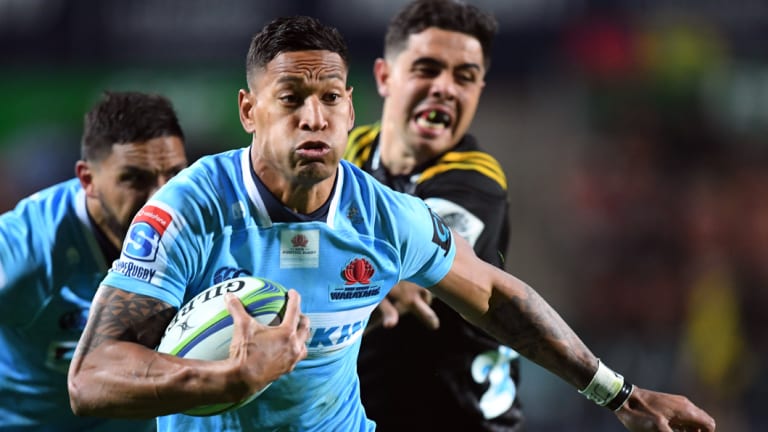 Star power: Israel Folau and the Waratahs are heading west next season.