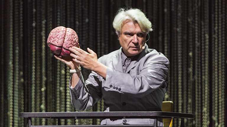 David Byrne gives us a piece of his mind in opening number <i>Here</i>.