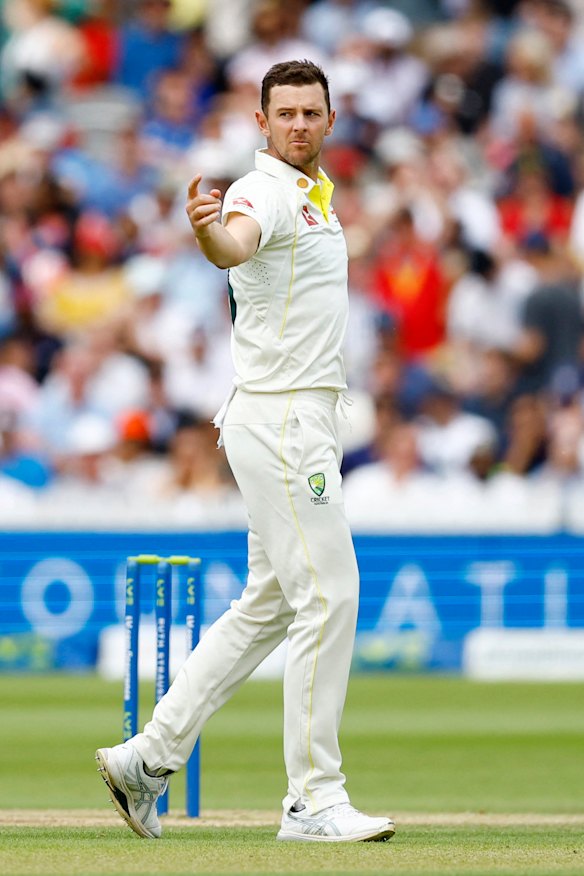 Josh Hazlewood is expected to return for Australia at Old Trafford.