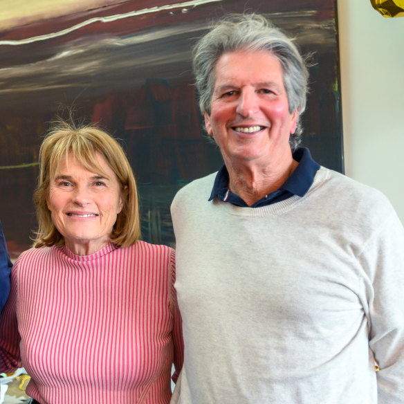 Green with his wife Judy at his 75th birthday.