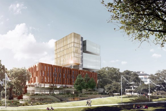 Students at the new Inner Sydney High School will get exclusive access to part of Prince Alfred Park during school hours.