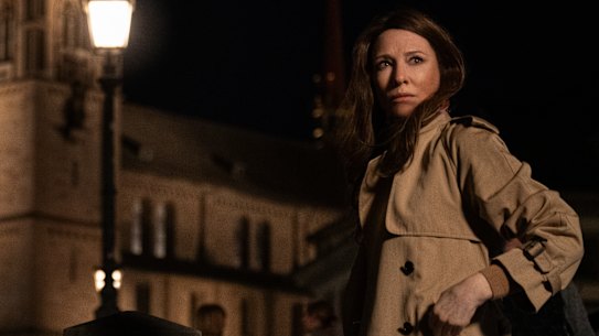 Blanchett as Kahtryn in Black Bag.