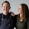 Brett Duncan and sister Jess Colgan in the GingerSnap kitchen: “When I get moody or rude, he doesn’t get mad: he hugs me,” says Jess. “I often feel I don’t deserve his patience.”