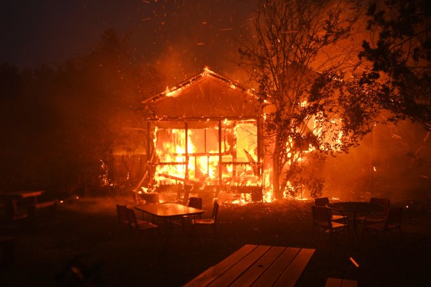 “We could only save ourselves as the buildings burnt,” says Nick Moir, who documented the destruction in December in Bilpin, NSW, near where he grew up.