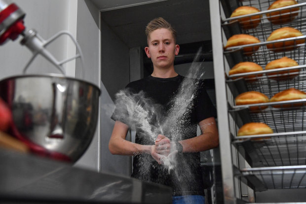 Morgan Hipworth, 17, runs his own doughnut shop.