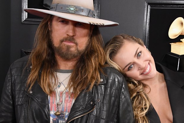 Billy Ray Cyrus, Miley Cyrus, Grammy Awards, Staples Center, 2019, Los Angeles, California