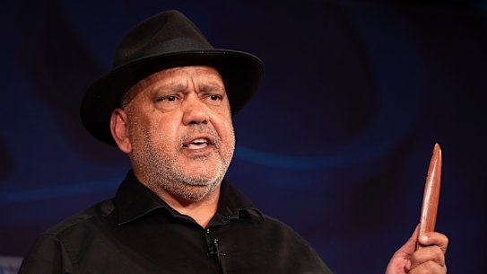 Noel Pearson during his address to the National Press Club.