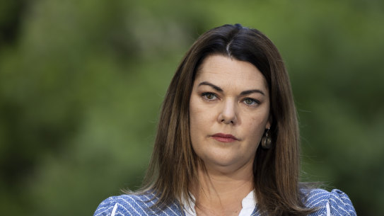 Greens senator Sarah Hanson-Young is calling for tougher laws to stamp out greenwashing. 