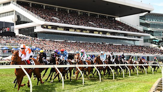 The Melbourne spring racing carnival is in a state of flux, while racing is the only sport ongoing at the moment.