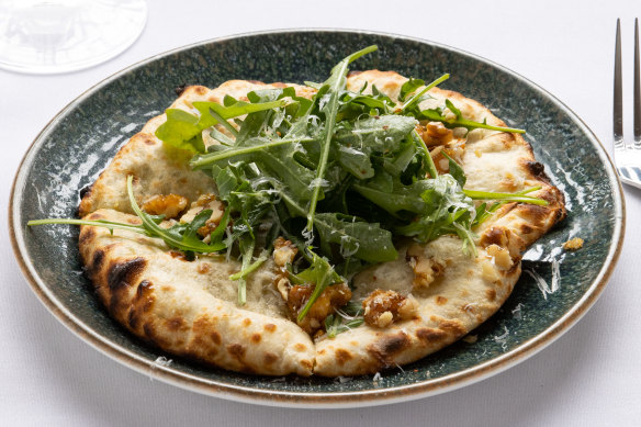 The naan gruyere.