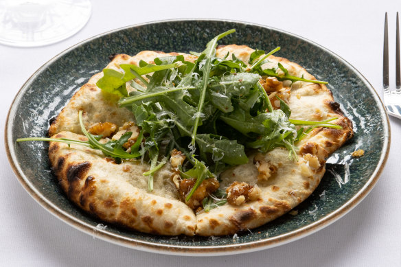 The naan gruyere is a special that’s bolted to the menu.