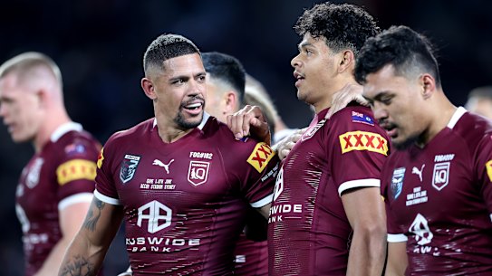 Dane Gagai and Selwyn Cobbo