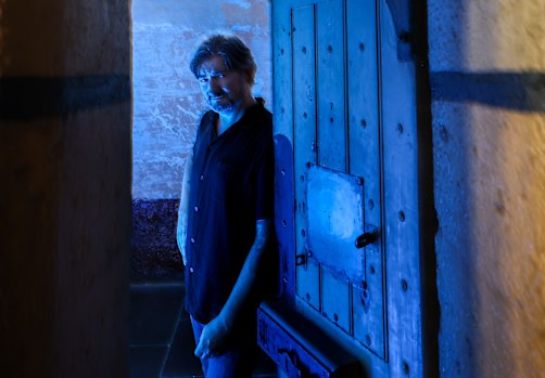 Historian Sean Reynolds at Old Melbourne Gaol.