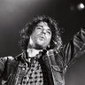Michael Hutchence  performs with INXS at the Hordern Pavilion on October 27, 1994