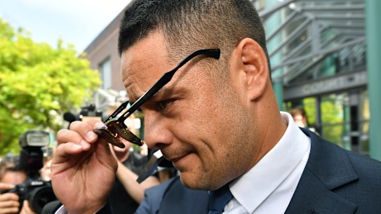Turmoil: Jarryd Hayne is facing legal action at home and abroad.