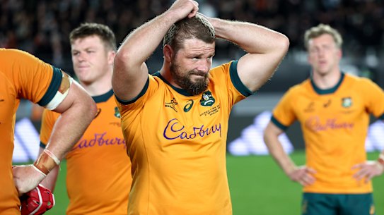 James Slipper’s 150th Test ended in disapoointment.