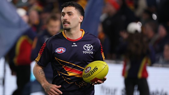 Crows star Izak Rankine.