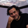 Artist Khaled Sabsabi at the Campbelltown Art Centre.