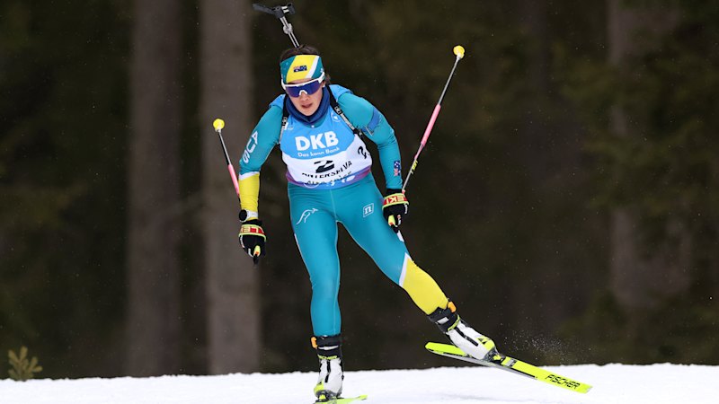 Treadmills, roller skis and not a lot of snow: The life of an Aussie biathlete