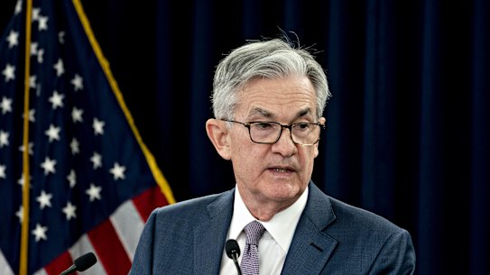 Federal reserve chairman Jerome Powell said the US budget was on an unsustainable path - before the Trump administration planned its $US1 trillion response to the coronavirus.