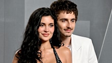 Kylie Jenner and Timothée Chalamet attend the 2026 Vanity Fair Oscar Party hosted by Mark Guiducci at Los Angeles County Museum of Art on March 15, 2026 in Los Angeles, California.
