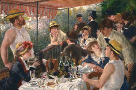 Pierre-August Renoir’s Luncheon of the Boating Party. According to Edward Slingerland, alcohol was the catalyst for the rise of massive civilisations.