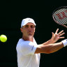 Australia’s last Wimbledon singles hope vanquished in power-hitting assault