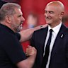 Ange Postecoglou and Daniel Levy.