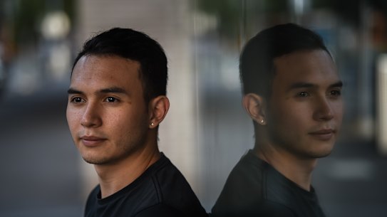 Colombian student Juan David Alarcon has lost both his jobs and is not sure how he will pay his rent.