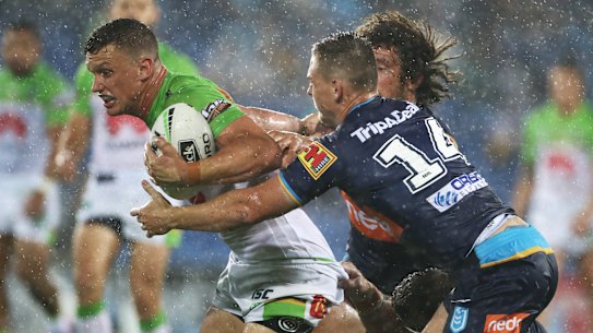 Jack Wighton made a strong return to the No.6 jersey for the Raiders