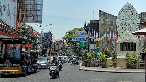 The monument to the victims of the bombing in Bali in 2002.