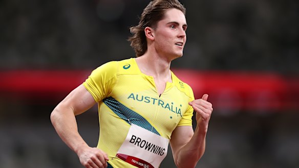 ‘We’ve got one’: McAvaney’s call of Rohan Browning’s 100m heat enhanced the occasion.